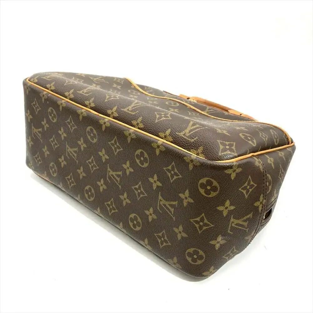 LOUIS VUITTON Brown Monogram Canvas Deauville Bag